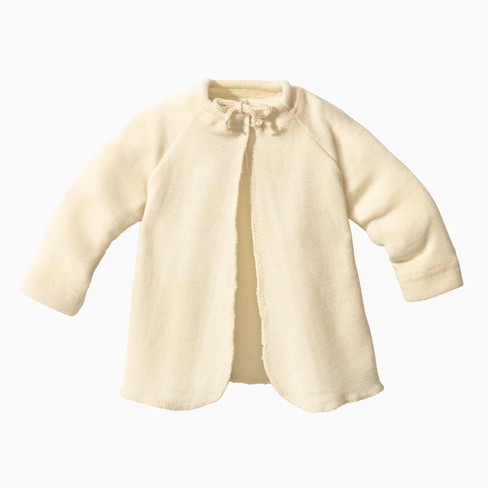Basis babykleding-uitzet van bio-wol/zijde, naturel