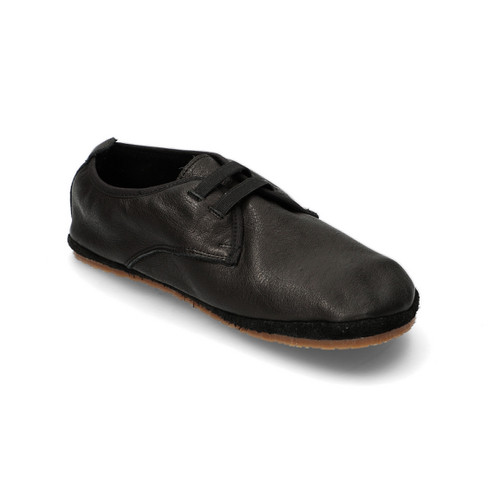 Barefoot schoen van bio-leer, onyx