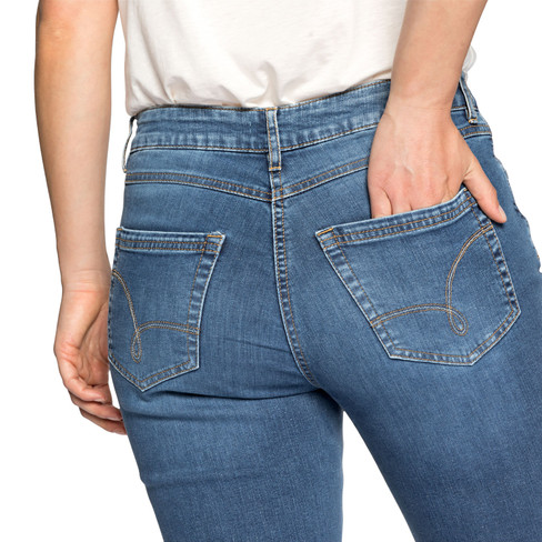 Jeans BOOTCUT van bio-katoen, lichtblauw