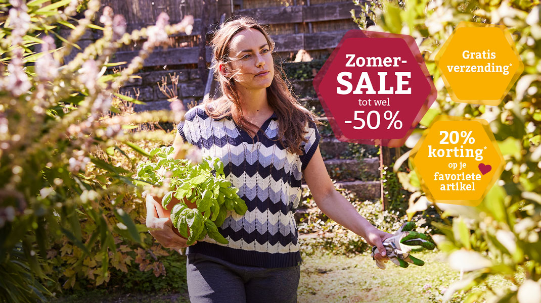 Bespaar voor korte tijd de verzendkosten* en tot wel 50% in onze zomeruitverkoop. Bovendien krijg je 20% korting op je favoriete artikel*.
