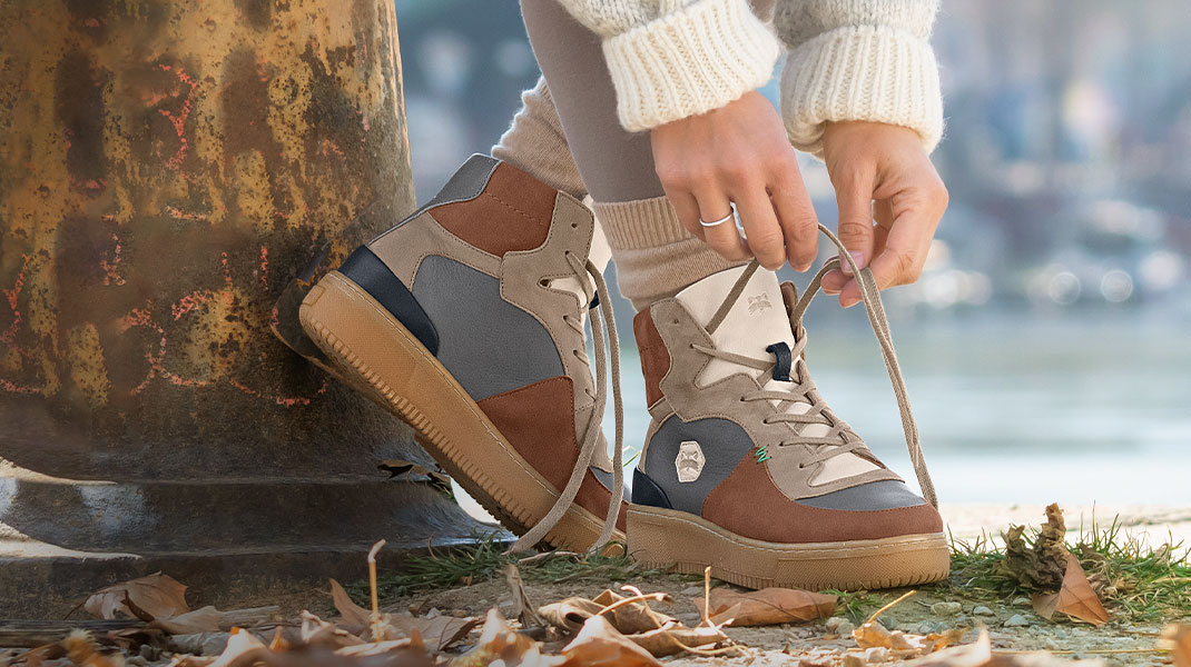 Ontdek bio-schoenen van Waschbär