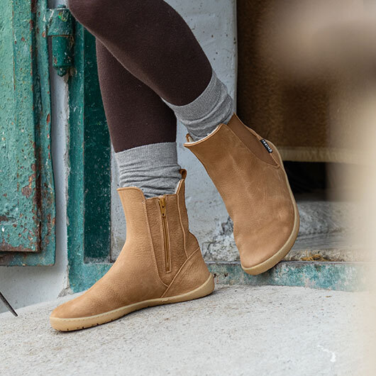 De winter door met gevoerde barefoot damesschoenen