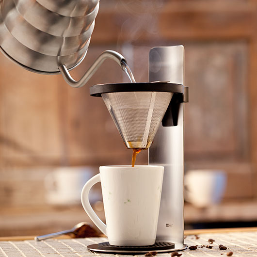 Koffiemaker van roestvrij staal voor duurzaam koffiegenot