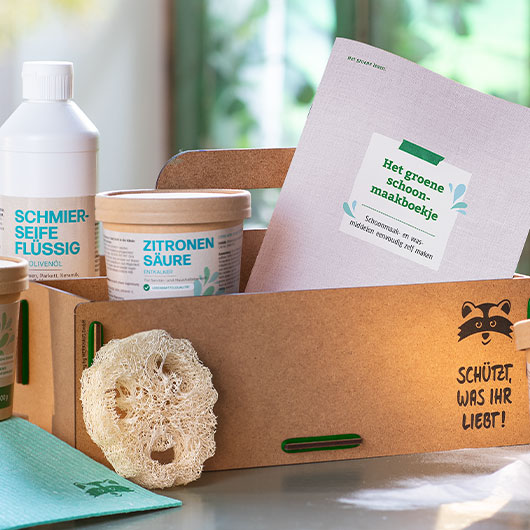 Eco-schoonmaakmiddelen van Waschbär