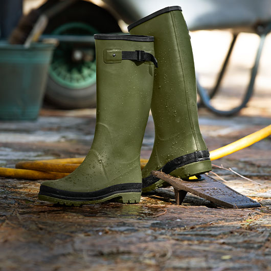 Ontdek regenlaarzen van natuurrubber voor heren