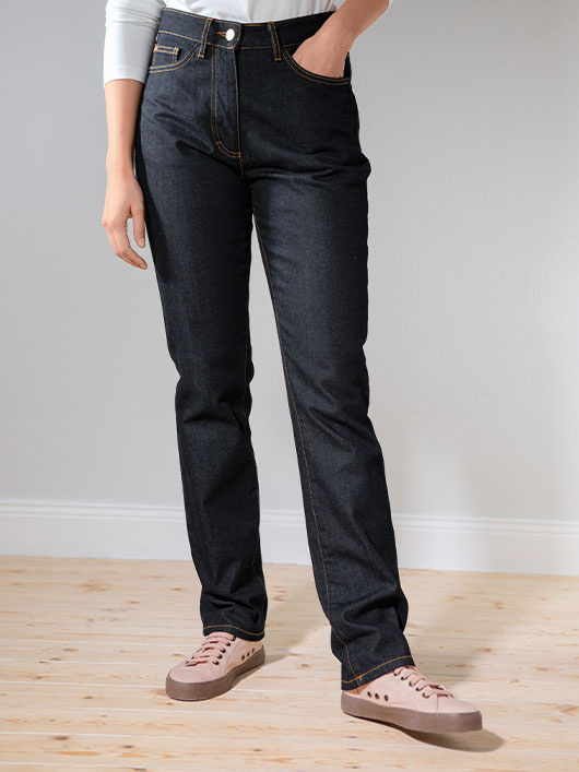 De 5-pocket-jeans van Waschbär