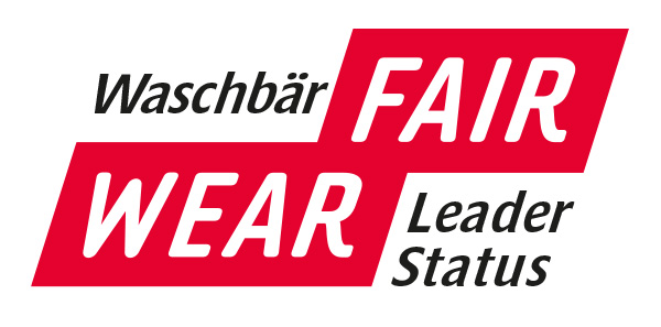 Waschbär ist Mitglied bei der Fair Wear Foundation Logo Fair Wear Foundation