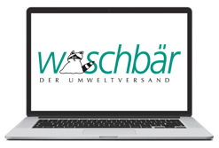 Waschbär gaat online Waschbär gaat online