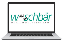 Waschbär gaat online