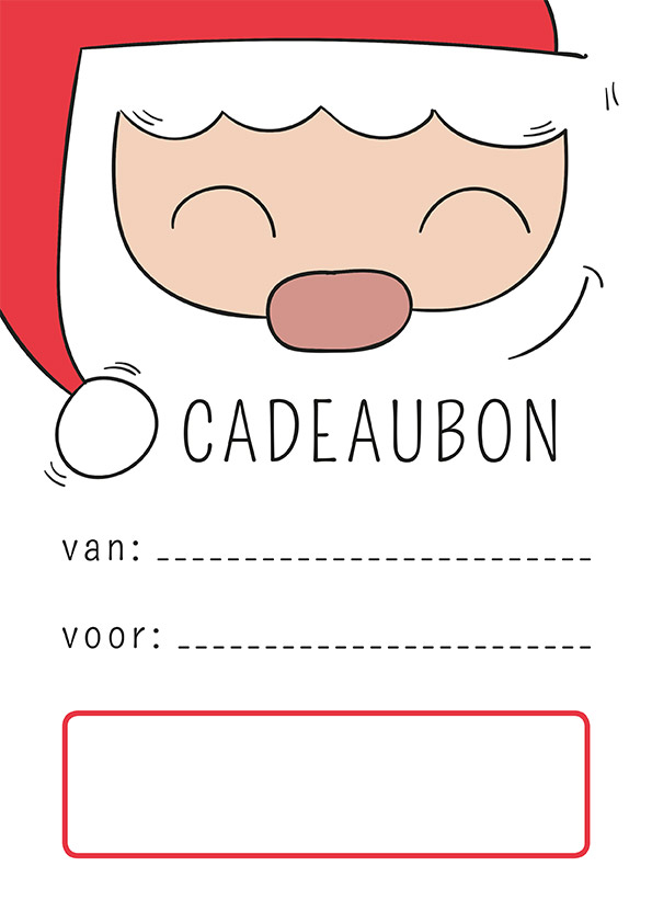 last-minute cadeaubon kerstman