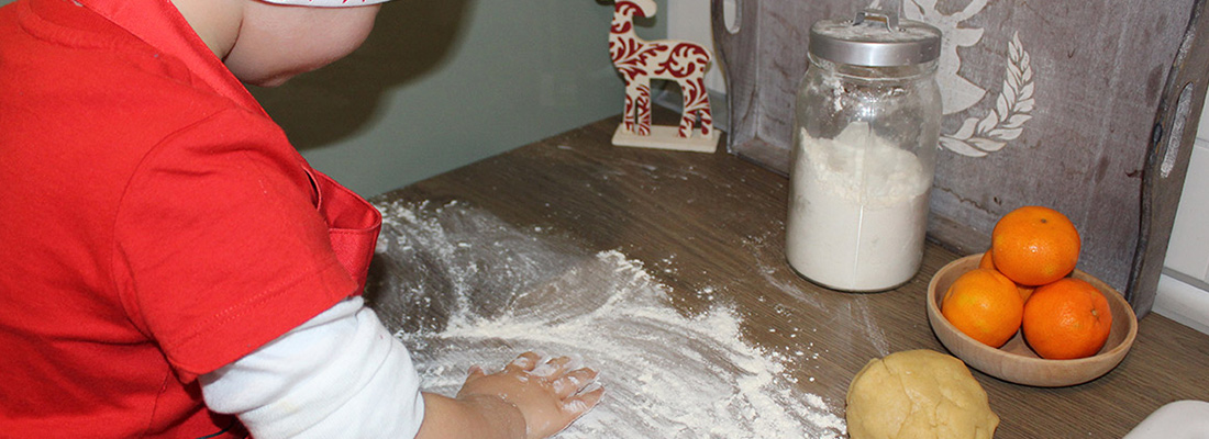 Koekjes bakken met kinderen