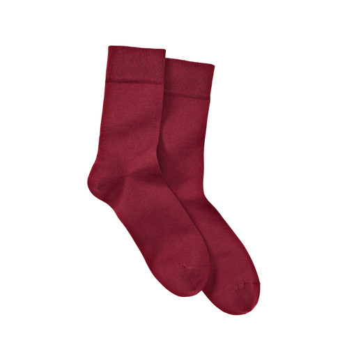 Image of Katoenen sokken, 2 paar, vino Maat: 37/38