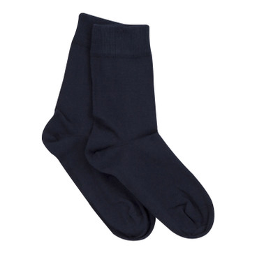 Katoenen sokken, 2 paar, marine