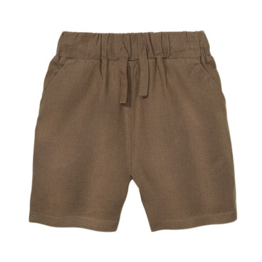 Linnen shorts, taupe