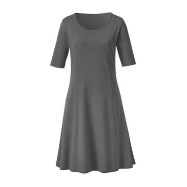 Jersey jurk met 1/2 mouwen van bio-katoen, drop