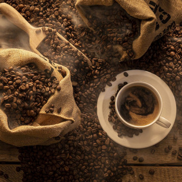 Biologische koffie Ethiopische Sidamo, hele bonen