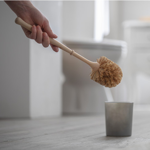 de ober bijvoeglijk naamwoord slaap WC-borstel van beukenhout | Waschbär Eco-Shop