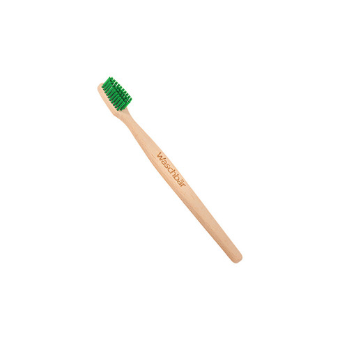 Image of Houten kindertandenborstel, groen Maat: