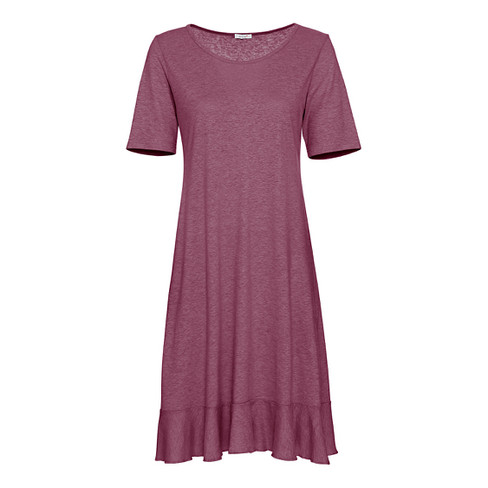 Image of Jersey jurk van hennep en bio-katoen, roze Maat: 40