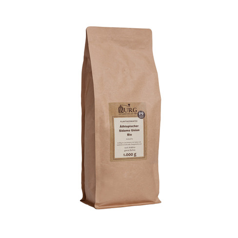 Biologische koffie Ethiopische Sidamo, hele bonen