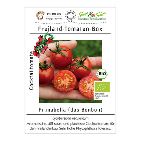 Bio-zaadpakket voor tomaten, 8 soorten