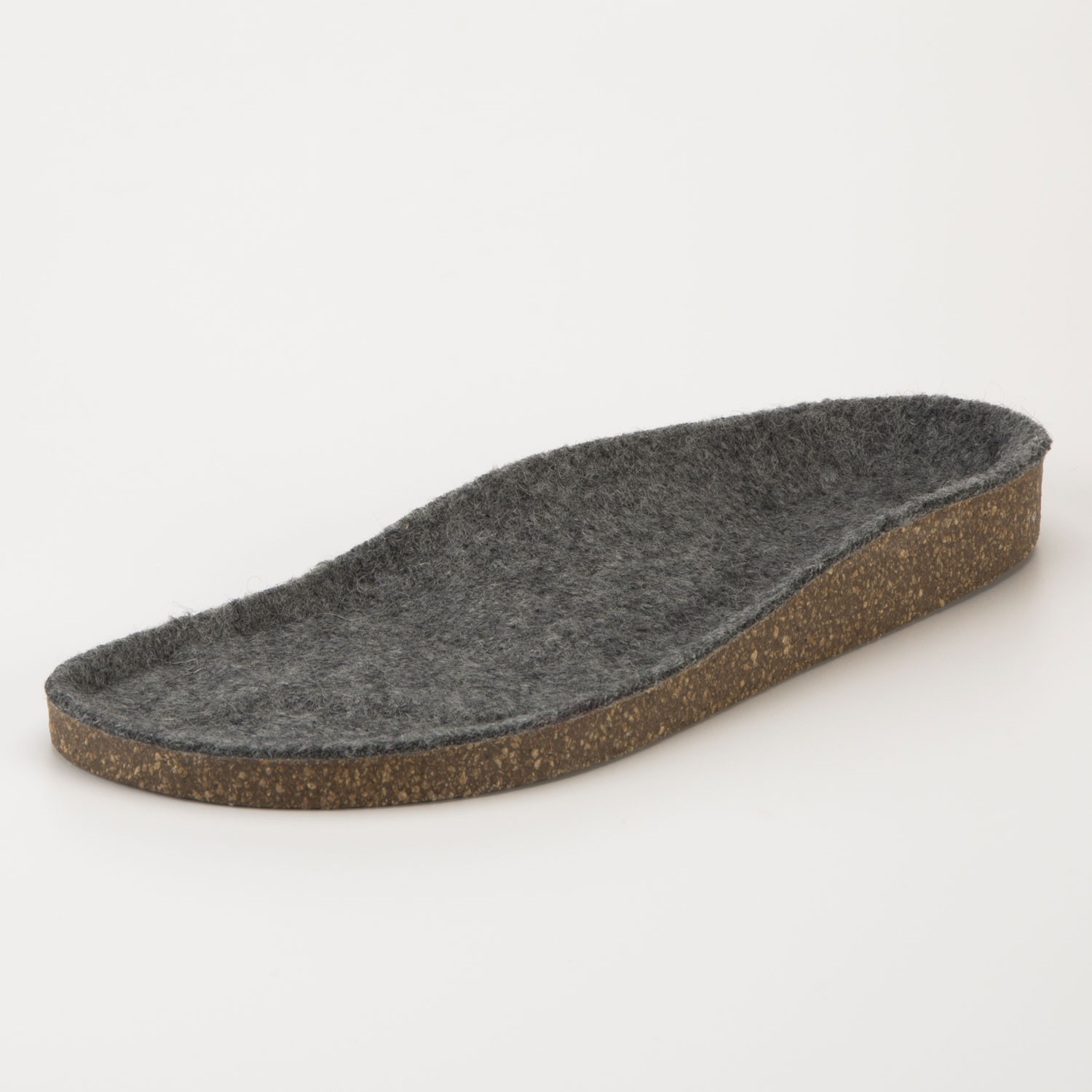 Kitz Pichler Uitneembaar voetbed voor pantoffels BIO FIT voor & haar, grijs | Eco-Shop