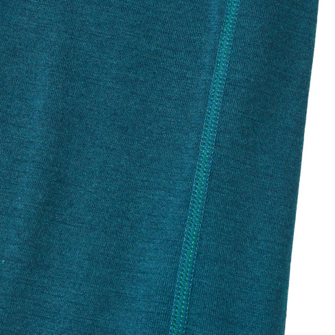Onderhemd van merinowol met bio-zijde, oceaanblauw