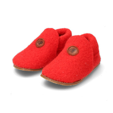 Wol-barefoot schoen, rood