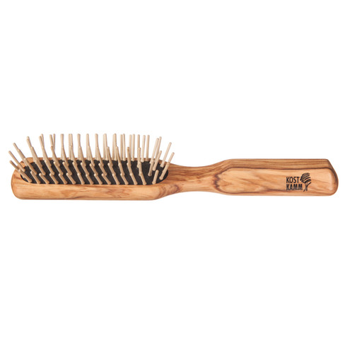 angst hoesten Te voet Kost Kamm Houten haarborstel olijfhout, rechthoekig | Waschbär Eco-Shop