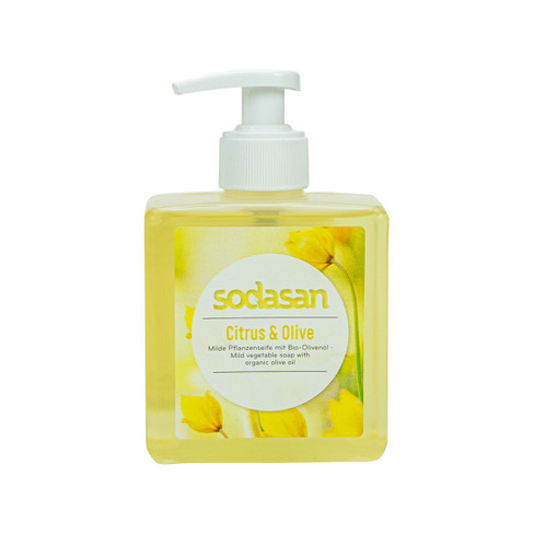 Image of biozeep van plantaardige olie "citrus & olive" Maat: 300 ml