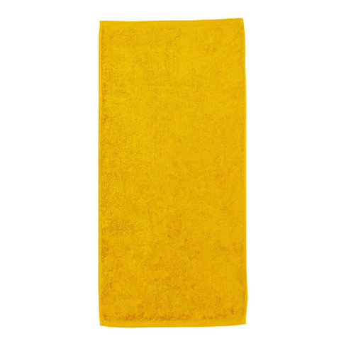 Image of Douchelaken van bio-kwaliteit, geel Maat: 67 x 140 cm