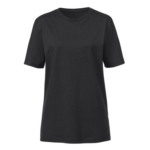 T-shirt van bio-katoen, zwart