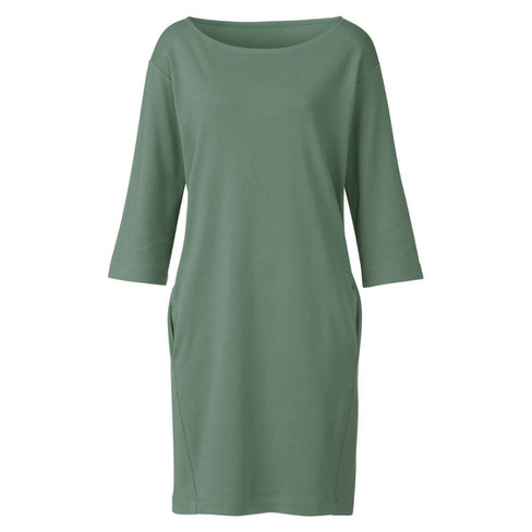 Image of Jersey jurk van bio-katoen, zeegras Maat: 40/42