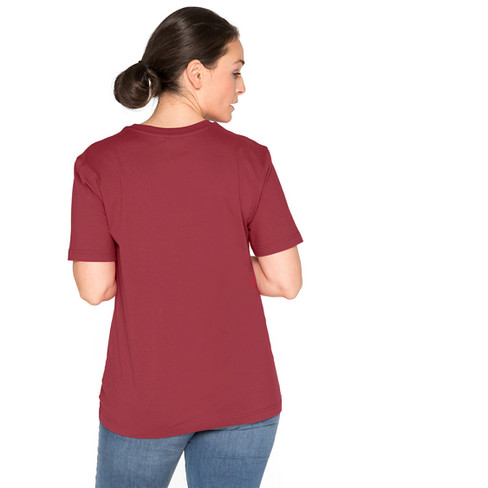 T-shirt van bio-katoen, aardbei