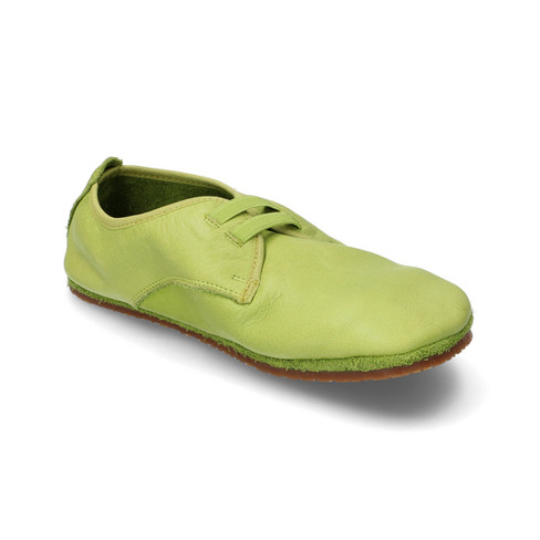 Barefoot schoen van bio-leer, kiwi