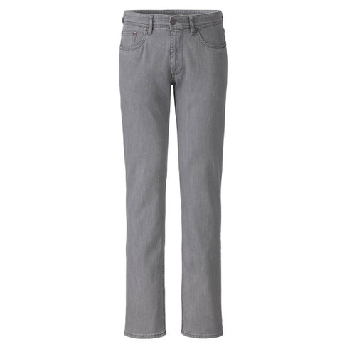 Jeans van bio-katoen, grijs