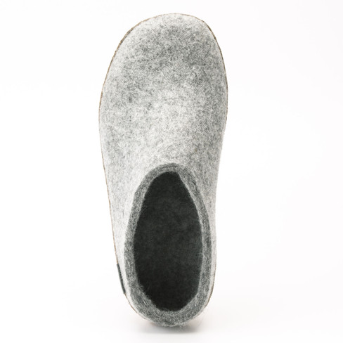 Pantoffels, grijs
