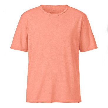 T-shirt van hennep met bio-katoen, oranje