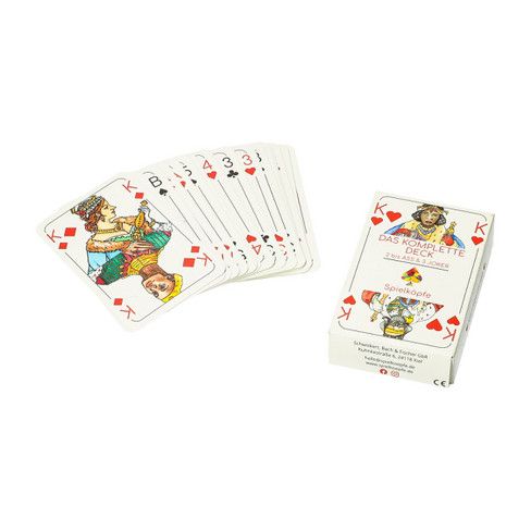 Image of Rommé speelkaarten - één kaartspel Maat: