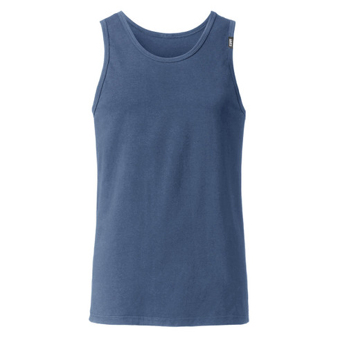 Image of Onderhemd van bio-katoen met elastaan, nachtblauw Maat: 6