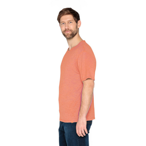T-shirt van hennep met bio-katoen, oranje