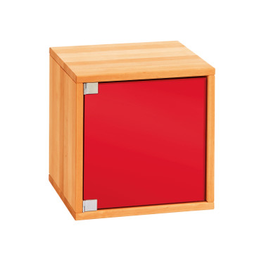 Cubimo-element met deur en wandbevestiging