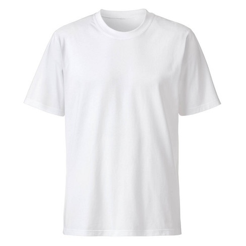 T-shirt van bio-katoen, Wit