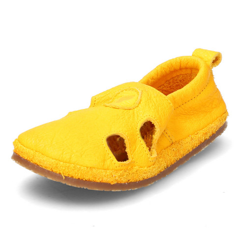Blote-voeten schoenen, geel 24 voetlengte 15,4 cm