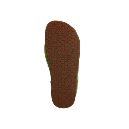 Barefoot schoen van bio-leer, kiwi