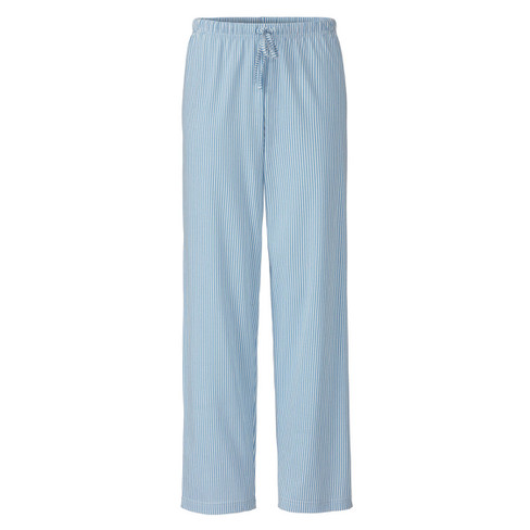 Pyjamabroek, blauw-gestreept L