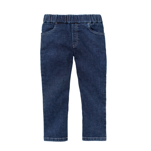 Jeans van bio-katoen, denim-blue