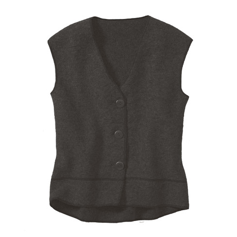 Image of Walkstof vest, zwart Maat: 50