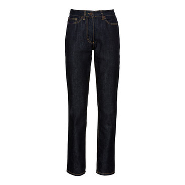 5-pocket jeans van puur bio-katoen, donkerblauw