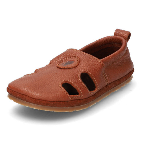 Blote-voeten schoenen, bruin 33 voetlengte 21,5 cm
